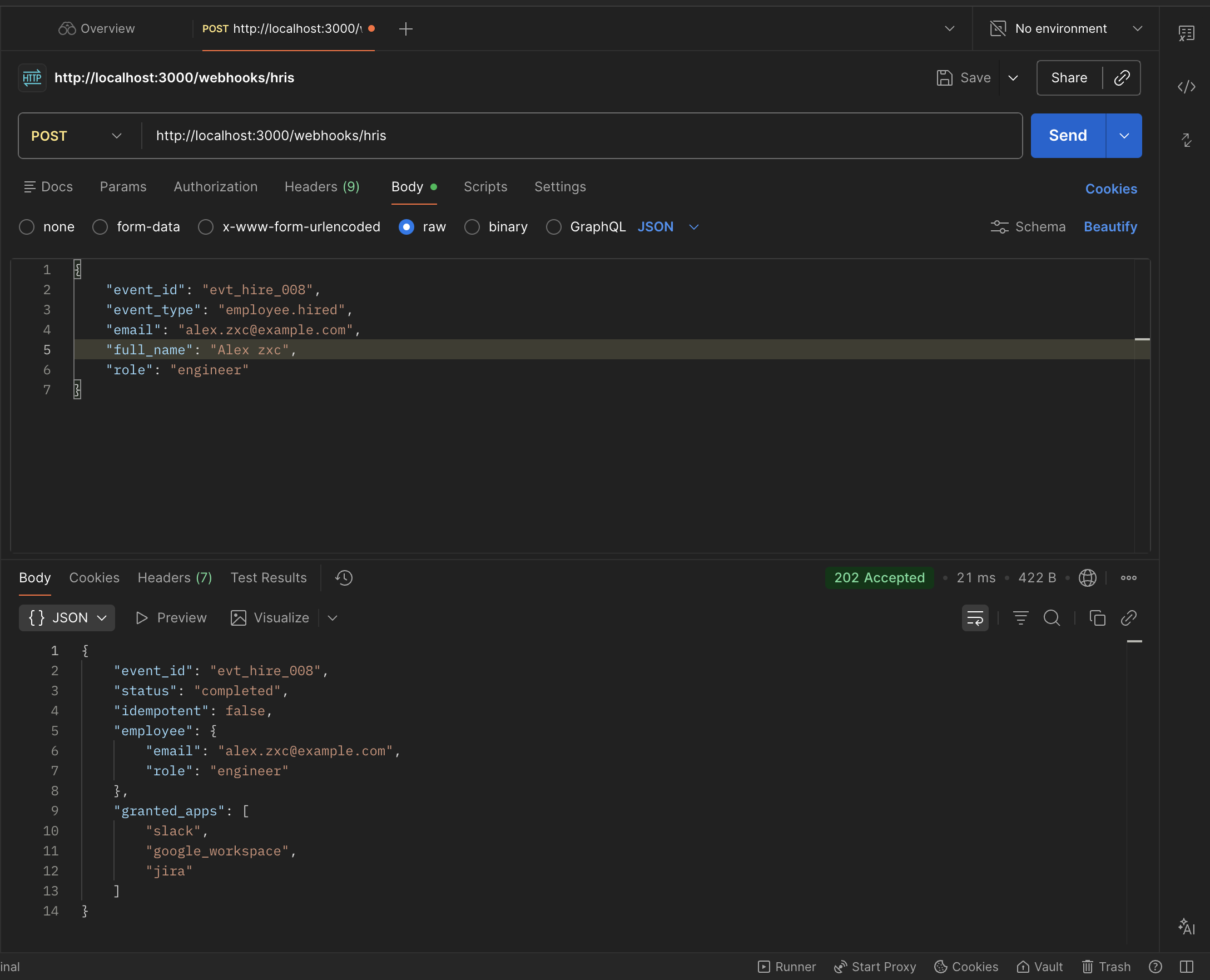 IT Onboarding Automator - hire new employee
